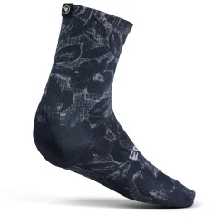 New - Grid Floral LTD Print Sock - Radsocken Radsocken|Merinosocken