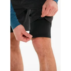 ENDURANCE - Vanclause Melange 2-In-1 Shorts - Laufshorts^ Laufbekleidung|Hosen