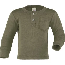 Engel - Baby Shirt mit Knopfleiste - Merinoshirt^Kinder Alltagsbekleidung|Shirts, Hemden & Longsleeves