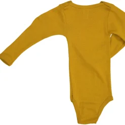 - Baby-Body Langarm Mit Druckverschluss Schulter - Merinounterwäsche Kinder Alltagsbekleidung|Merinounterwäsche