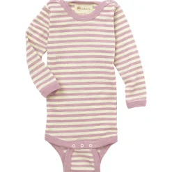 Clearance - Baby-Body L/S mit Druckknöpfen auf den Schultern - Body Kinder Merinounterwäsche|Unterwäsche