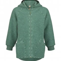 Sale - Baby-Jacke mit Kapuze und Reißverschluß - Wolljacke Kinder Alltagsbekleidung|Jacken