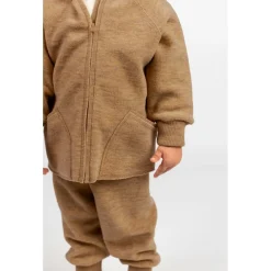 Sale - Baby-Jacke mit Kapuze und Reißverschluß - Wolljacke Kinder Alltagsbekleidung|Jacken