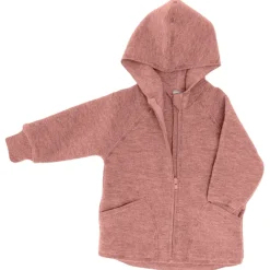Sale - Baby-Jacke mit Kapuze und Reißverschluß - Wolljacke Kinder Alltagsbekleidung|Jacken