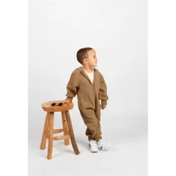 Discount - Baby-Overall mit Kapuze und Reißverschluss - Overall Alltagsbekleidung