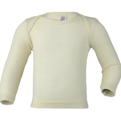 Clearance - Baby-Schlupfhemd Langarm Feinripp - Merinounterwäsche Kinder Alltagsbekleidung|Merinounterwäsche