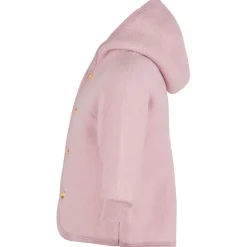 Outlet - Kinder Kapuzenjacke mit Holzknöpfen - Wolljacke Kinder Alltagsbekleidung|Jacken