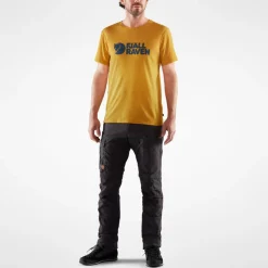 New Fjällräven - Fjällräven Logo - T-Shirt Wanderbekleidung|T-Shirts