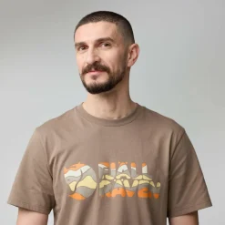 Fju00e4llru00e4ven Fjällräven - Multicolor Logo T-Shirt - T-Shirt