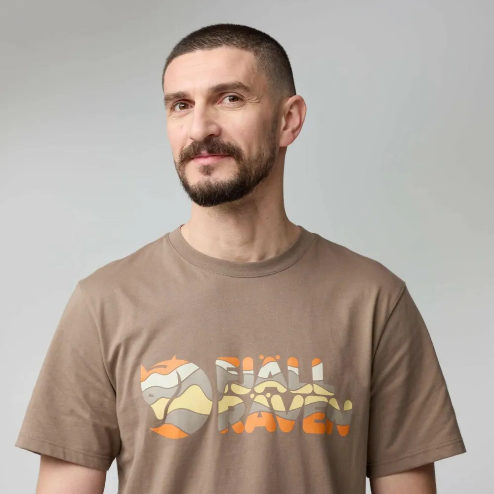 Fju00e4llru00e4ven Fjällräven - Multicolor Logo T-Shirt - T-Shirt