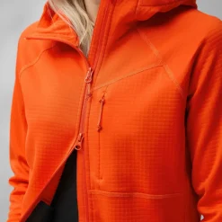 Fjällräven - Women's Abisko Grid Fleece Hoodie - Fleecejacke><noscript><img width=