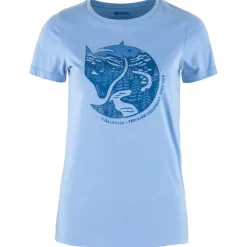 Discount Fjällräven - Women's Arctic Fox Print - T-Shirt Wanderbekleidung|T-Shirts