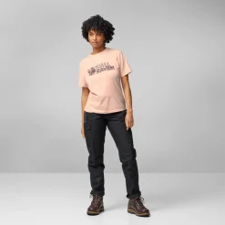 Fju00e4llru00e4ven Fjällräven - Women's Lush Logo T-Shirt - T-Shirt^ Wanderbekleidung|T-Shirts