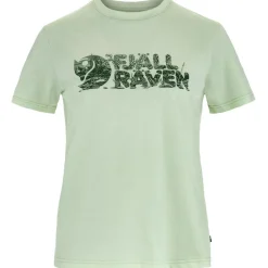 Fju00e4llru00e4ven Fjällräven - Women's Lush Logo T-Shirt - T-Shirt^ Wanderbekleidung|T-Shirts