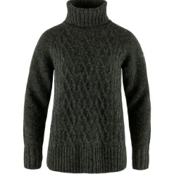Fjällräven - Women's Övik Cable Knit Roller Neck - Wollpullover><noscript><img width=