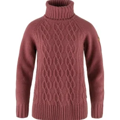 Fjällräven - Women's Övik Cable Knit Roller Neck - Wollpullover><noscript><img width=