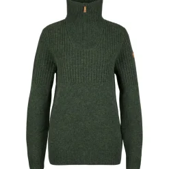Best Fjällräven - Women's Övik Half Zip Knit - Wollpullover Alltagsbekleidung|Pullover & Hoodies