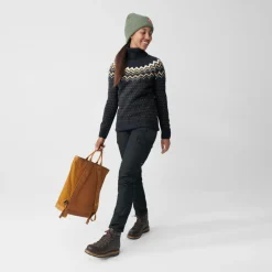 Fju00e4llru00e4ven Fjällräven - Women's Övik Knit Roller Neck - Wollpullover