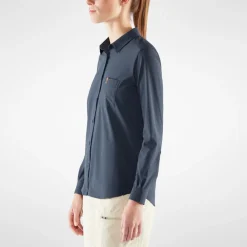 Outlet Fjällräven - Women's Övik Lite Shirt L/S - Bluse Alltagsbekleidung|Shirts, Hemden & Longsleeves