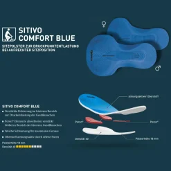 Hot - Women's Sitivo Blue - Radhose Fahrradbekleidung|Radhosen