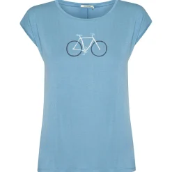 - Women's Bike Handdrawn Timid - T-Shirt>GreenBomb Hot