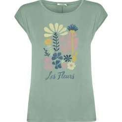 - Women's Les Fleurs Timid - T-Shirt>GreenBomb Best