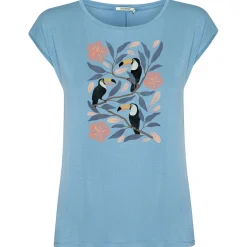 - Women's Tucan Flower Timid - T-Shirt>GreenBomb Best