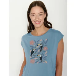 - Women's Tucan Flower Timid - T-Shirt><noscript><img width=