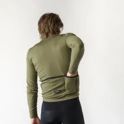 New - EXPLR Merinotech Thermal Long Sleeve Jersey - Fahrradjacke Fahrradbekleidung|Radtrikots