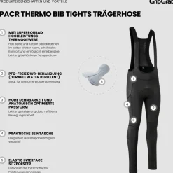 GripGrab - PACR Thermal Bib Tights - Radhose^ Fahrradbekleidung|Radhosen