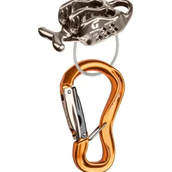Grivel - Master Pro Kit mit Clepsydra L Twin-Gate-Karabiner - Sicherungsgerät