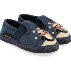 Haflinger - Kid's Pinguin - Hüttenschuhe^Kinder Hüttenschuhe