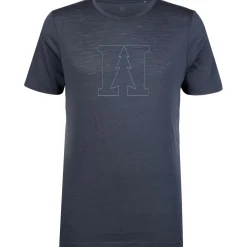 Heber Peak - MerinoMix150 PineconeHe. Logo T-Shirt - Merinoshirt