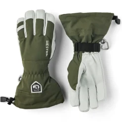 Outlet - Army Leather Heli Ski 5 Finger - Handschuhe Skibekleidung|Skihandschuhe