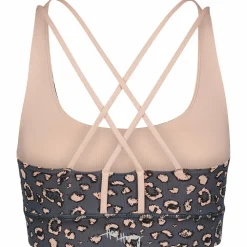 Discount - Women's Criss-Cross Bra Leo - Sport-BH Yogabekleidung|Fitnessbekleidung