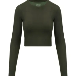 - Women's Longsleeve Cropped Always Dressed - Yogashirt>Hey Honey Clearance