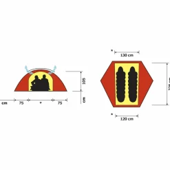 Sale - Allak - 2-Personen Zelt Trekkingzelte|Trekkingausrüstung