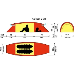 Hilleberg - Kaitum 4 GT - 4-Personen Zelt^ Trekkingzelte|Trekkingausrüstung