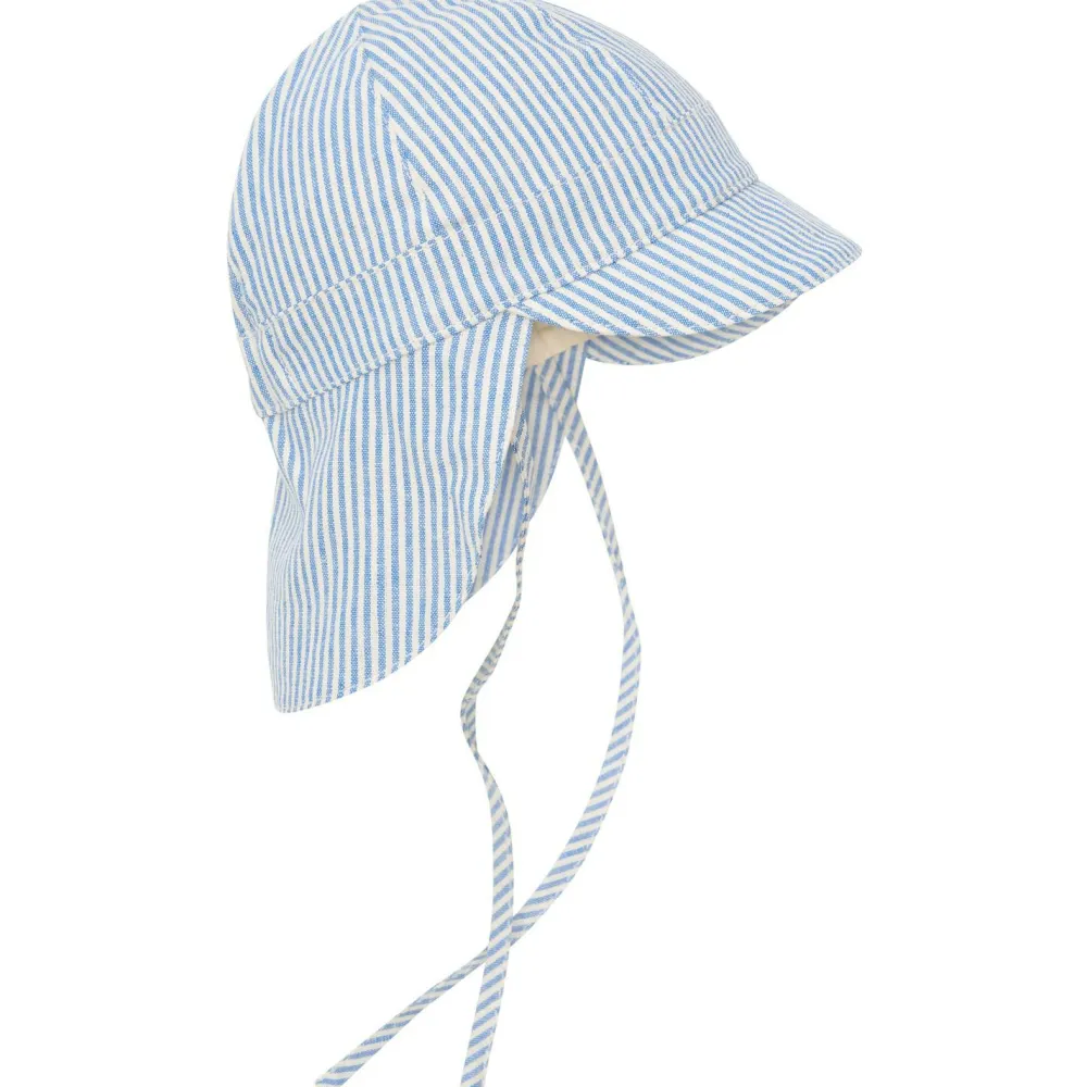 - Kid's Summer Hat Woven Stripe with Chin Straps - Cap>Huttelihut Clearance