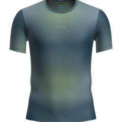 Icebreaker - Merino 75 Cool-Lite Feather S/S Crewe AOP - Funktionsshirt^ Trekkingbekleidung|Alltagsbekleidung