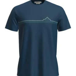 Icebreaker - Merino 150 Tech Lite S/S Tee Range Stripes - Merinoshirt