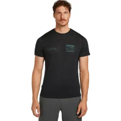Icebreaker - Merino Blend 125 Cool-Lite Sphere S/S Tee Trail - Merinoshirt