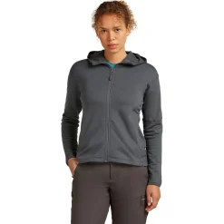 - Women's 360 Realfleece Elem L/S Zip Hoodie - Merinohoodie Hochtourenbekleidung|Skibekleidung