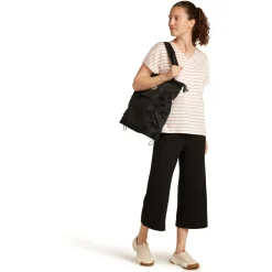 Icebreaker - Women's Drayden Reversible S/S Top Stripe - Merinoshirt