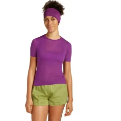 - Women's Mer 75 Cool-Lite Featherlight SS Crewe - T-Shirt>Icebreaker Hot