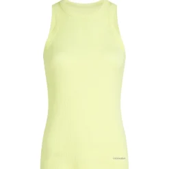 Clearance - Women's Merino Rib Lotus Tank - Tank Top Alltagsbekleidung|Wanderbekleidung