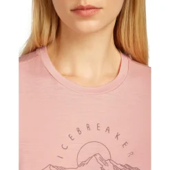 Icebreaker - Women's Merino 150 Tech Lite S/S Sunrise Summit - Merinoshirt