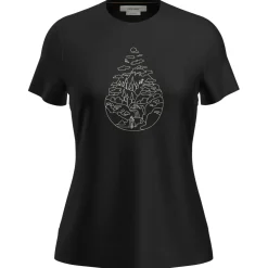 Icebreaker - Women's Merino 150 Tech Lite III S/S Hike Path - Merinoshirt^ Alltagsbekleidung|Wanderbekleidung