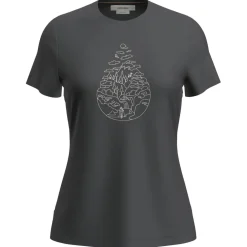 Icebreaker - Women's Merino 150 Tech Lite III S/S Hike Path - Merinoshirt^ Alltagsbekleidung|Wanderbekleidung