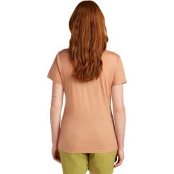 Icebreaker - Women's Merino150 TechLite S/S Single Line Camp - Merinoshirt